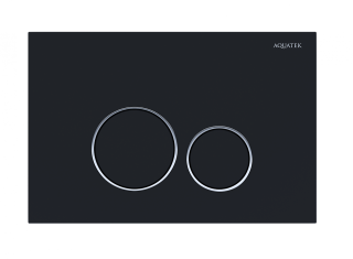 Кнопка смыва Aquatek KDI-0000020 черный матовый